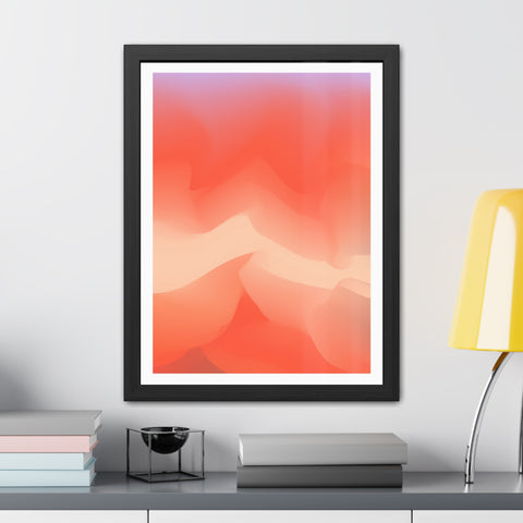 Spiritual 3 - Abstract Sunset Framed Poster - Modern Wall Art for Home Decor