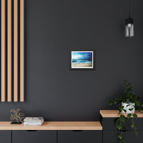 Coastal Lightshift - Framed Poster - Ocean View Wall Art for Beach Lovers