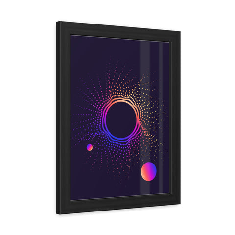 Sound Nova 1 - Cosmic Vibe Framed Poster - Celestial Art for Home Decor