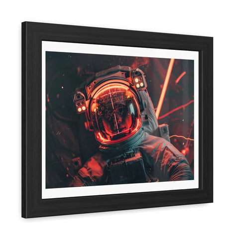Kev - Cosmic Astronaut Framed Poster - Sci-Fi Wall Art for Space Enthusiasts