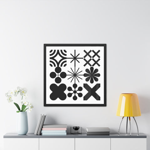 Stark 1 - Modern Abstract Framed Posters for Home Decor - Minimalist Wall Art