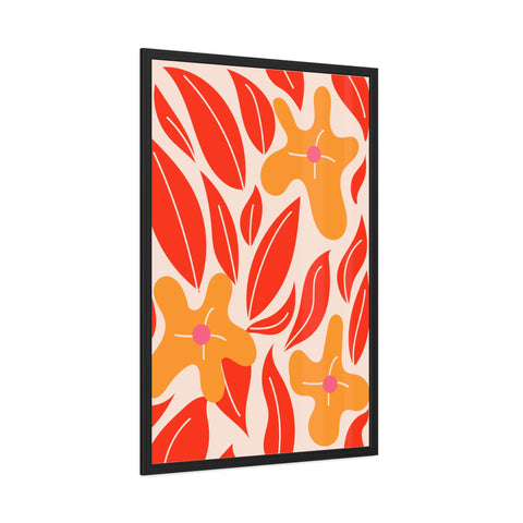 Marinda 2 - Vibrant Floral Framed Poster for Home Decor