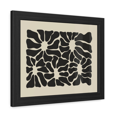 Melancholy 2 - Abstract Framed Poster - Modern Art Wall Decor for Minimalist Spaces