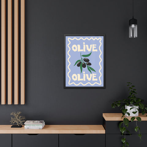 Olive - Framed Poster for Home Decor – Ideal for Kitchen and Dining Spaces