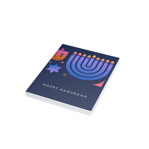 Hanukkah Greeting Card – Hanukkah / Holiday Greeting Card - Illustrated, Modern