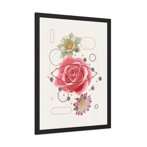 Lavish 2 - Boho Floral Framed Poster - Modern Home Aesthetic Decoration