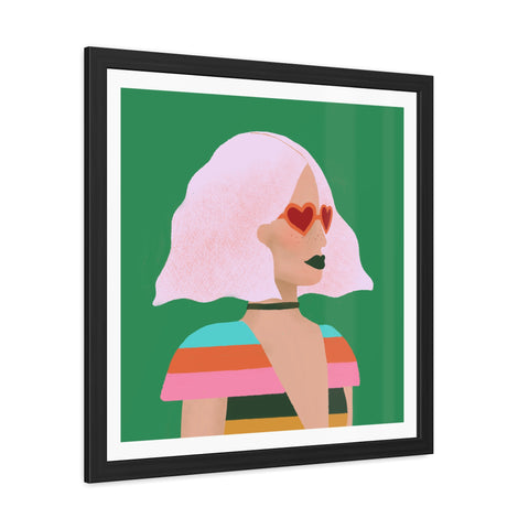 Day at the Opera - Vibrant Framed Poster - Retro Chic Wall Art for Trendsetters
