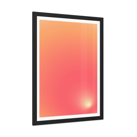 Sunrise 2 - Gradient Framed Poster - Modern Wall Art for Home Decor