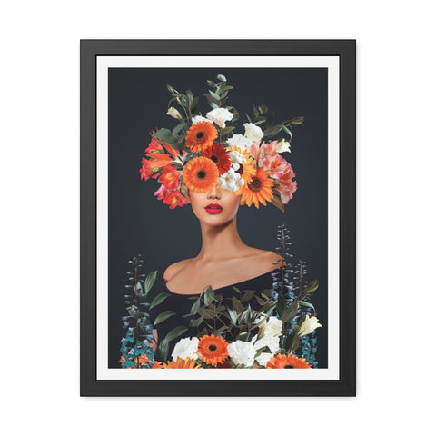 Flowerhead - Blooming Beauty Framed Poster - Floral Art for Home Decor