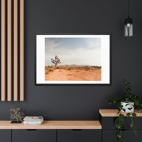 Coachella Valley - Desert Landscape Framed Poster - Serene Wall Art for Home & Office