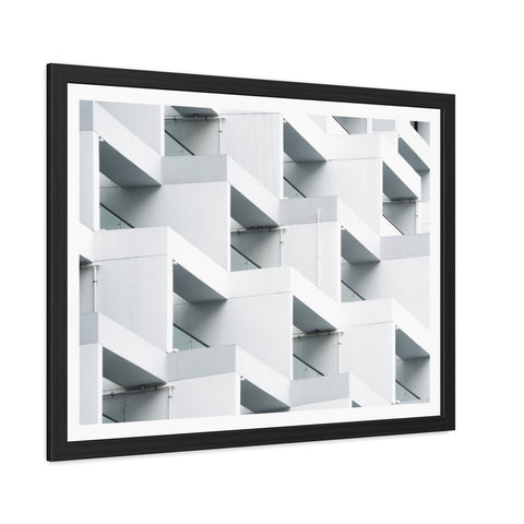 Blocks - Architecture - Framed Print