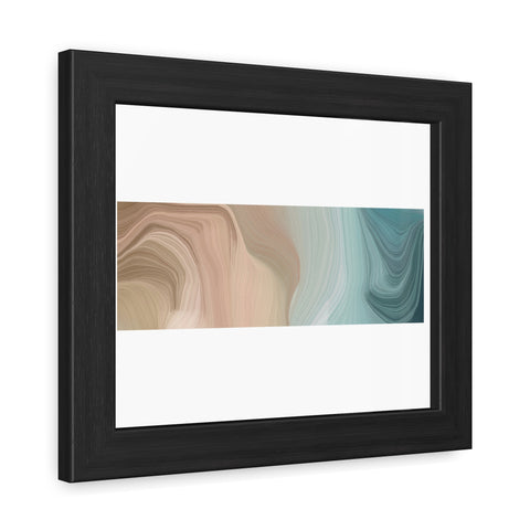 Rock Formation 1 - Abstract Wave Framed Poster | Modern Home Decor | Serenity & Style