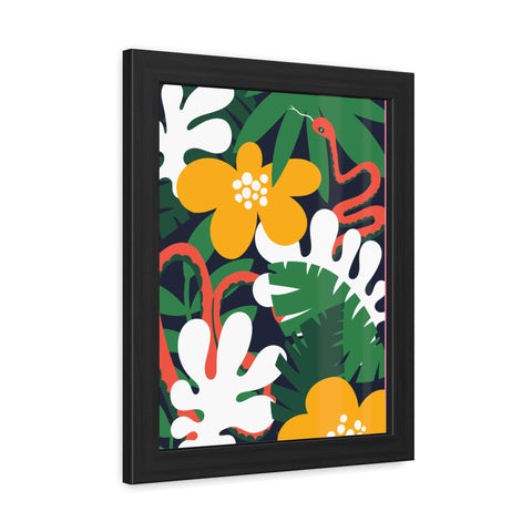 Amazon 3 - Tropical Botanical Framed Poster - Vibrant Jungle Art for Home Decor