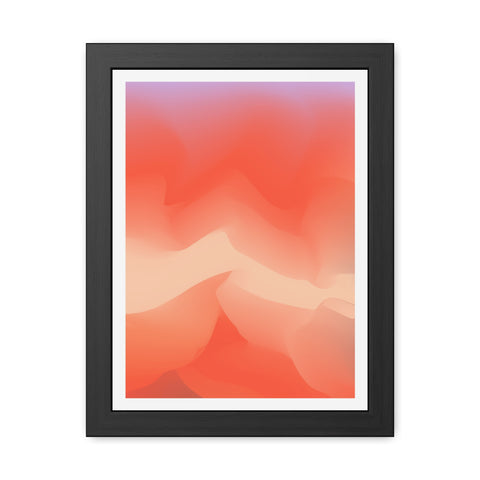 Spiritual 3 - Abstract Sunset Framed Poster - Modern Wall Art for Home Decor