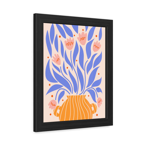 Marinda 1 - Vibrant Floral Framed Poster - Modern Home Decor