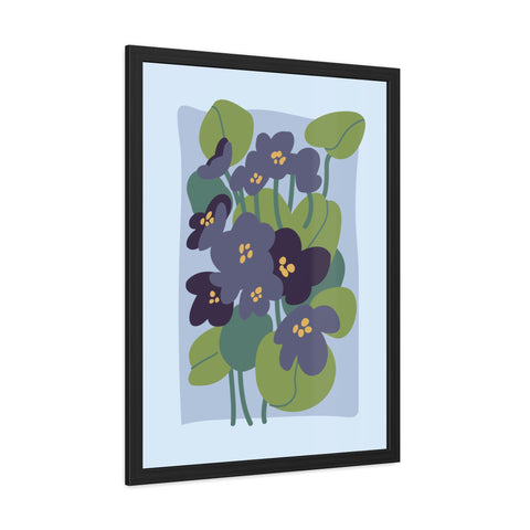 Flowers 4 - Botanical Framed Poster - Floral Art Print for Home Décor