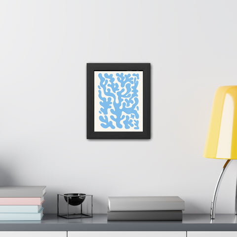 Natural Formation 1 - Ocean-Inspired Framed Poster - Abstract Coral Design for Home Decor
