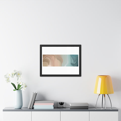 Rock Formation 1 - Abstract Wave Framed Poster | Modern Home Decor | Serenity & Style