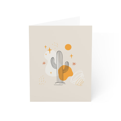 Cactus Greeting Cards — Abstract Greeting Card - Illustrated, Beautiful, any occasion