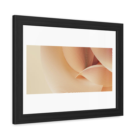 Creese - Elegant Framed Poster - Minimalist Wave Art for Home Decor