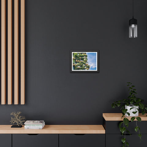 Green Urban - Eco-Friendly Framed Poster - Urban Oasis Greenery Wall Art