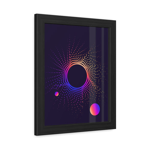Sound Nova 1 - Cosmic Vibe Framed Poster - Celestial Art for Home Decor