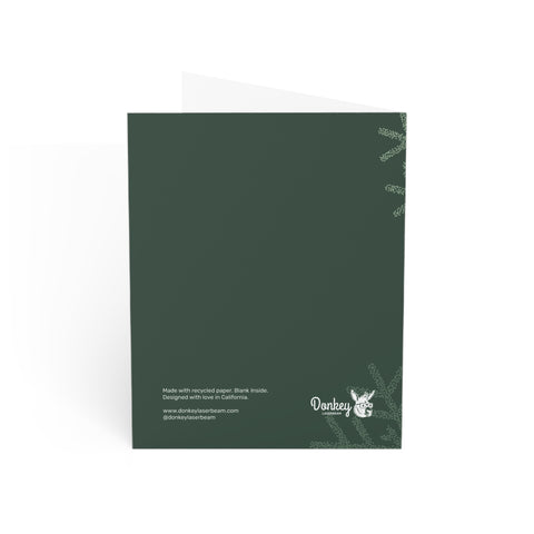 'Happy New Year, Y'all' Greeting Card —New Year / Holiday Greeting Card - Illustrated, Modern