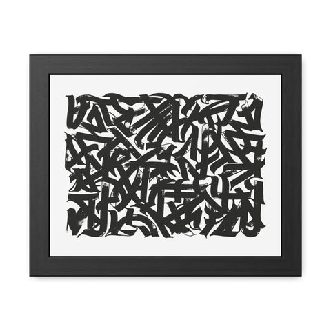 Smith 1 - Modern Abstract Framed Posters - Urban Art Decor for Home & Office