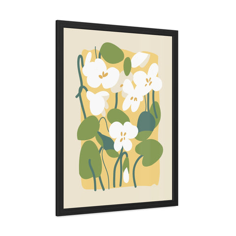 Flowers 1 - Botanical Framed Poster - Floral Wall Art for Home Decor, Perfect Gift for Nature Lovers