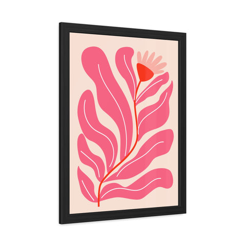 Marinda 6 - Vibrant Floral Framed Poster - Modern Wall Art Decor