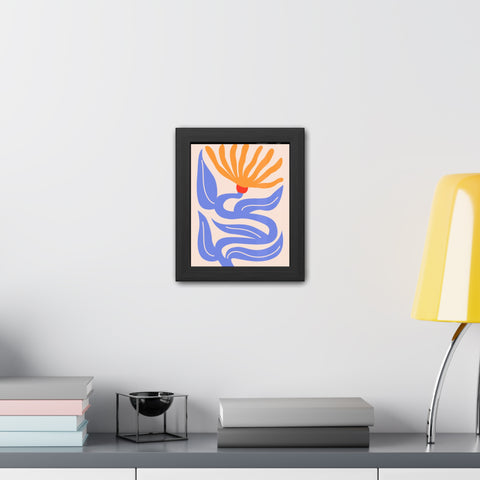 Marinda 4 - Vibrant Floral Framed Poster | Modern Art Decor for Home & Office