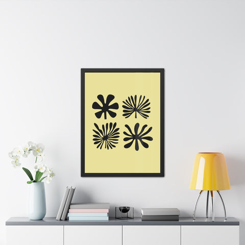 Lotus - Botanical Framed Poster - Modern Wall Art