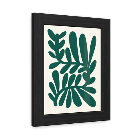 Natural Formation 14 -Botanical Framed Poster - Modern Leaf Wall Art Decor for Home & Office