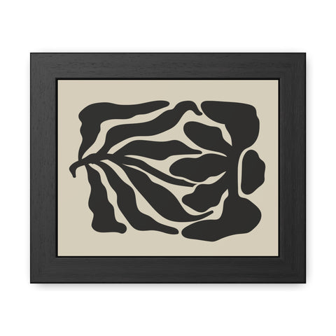 Melancholy 3 - Modern Abstract Framed Poster - Minimalist Wall Art for Home Decor