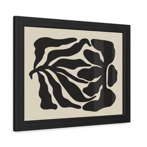 Melancholy 3 - Modern Abstract Framed Poster - Minimalist Wall Art for Home Decor