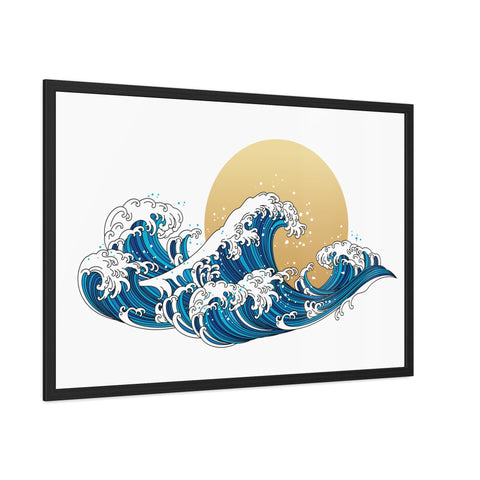 Wavesukan - Framed Print