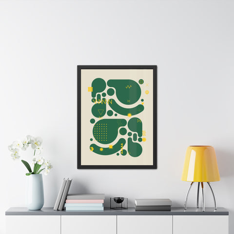 Kinta 5 - Modern Abstract Framed Poster for Stylish Home Decor
