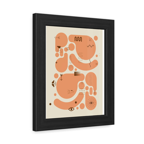 Kinta 1 - Abstract Art Framed Poster | Modern Wall Decor for Home & Office