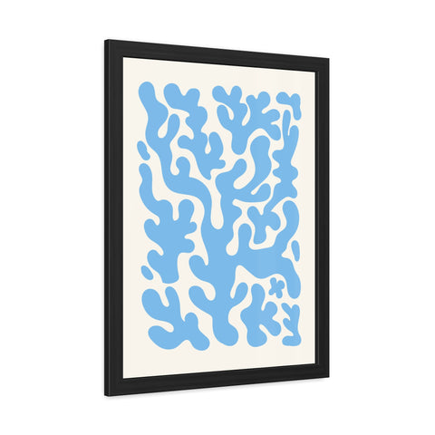 Natural Formation 1 - Ocean-Inspired Framed Poster - Abstract Coral Design for Home Decor
