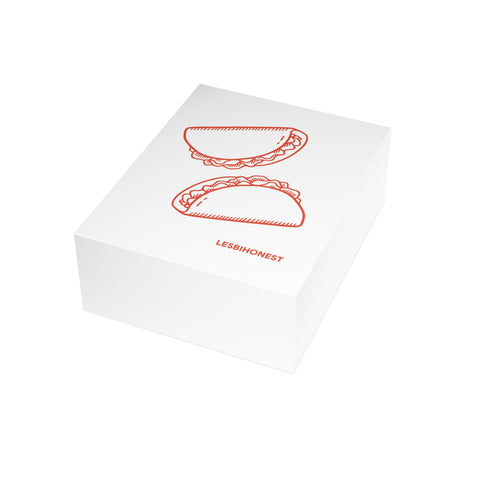 Taco Greeting Card — Funny Lesbiohest Greeting Card - Illustrated, Funny, Snarky, any occasion