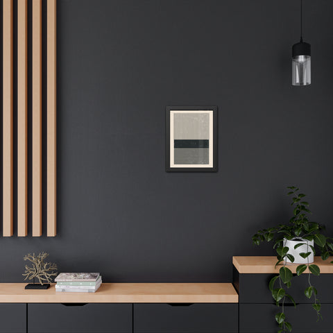 Ink Stamp 5b - Minimalist Framed Poster – Modern Wall Art for Home Decor