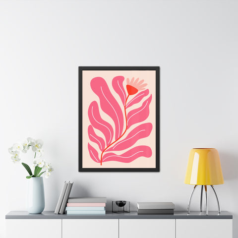 Marinda 6 - Vibrant Floral Framed Poster - Modern Wall Art Decor