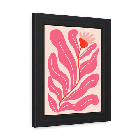 Marinda 6 - Vibrant Floral Framed Poster - Modern Wall Art Decor