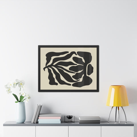 Melancholy 3 - Modern Abstract Framed Poster - Minimalist Wall Art for Home Decor