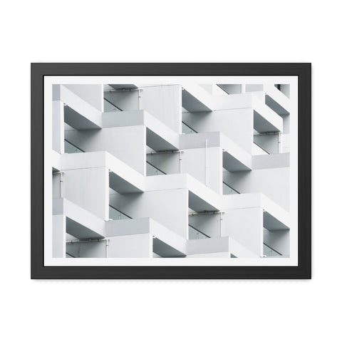 Blocks - Architecture - Framed Print