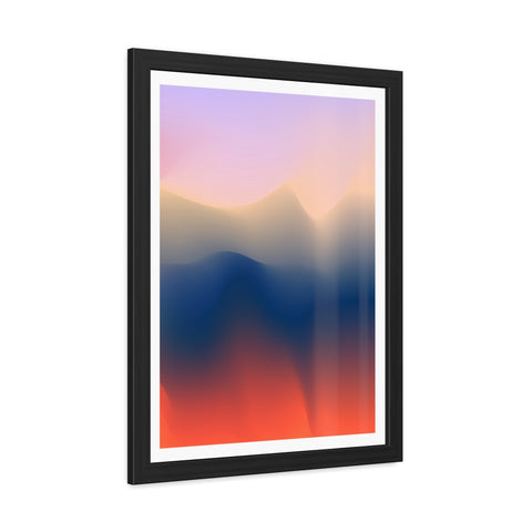Spiritual 4 - Serene Abstract Framed Poster - Modern Wall Art for Calm Spaces