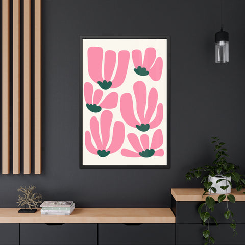 Natural Formation 2 - Vibrant Floral Framed Poster Art | Modern Home Décor | Gift for Plant Lovers