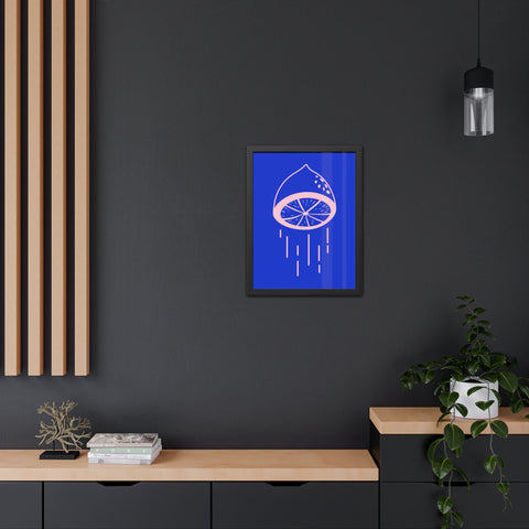 When life gives you lemons 4 - Lemon Drip Framed Poster | Vibrant Wall Art for Home Decor