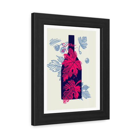 Wine Country 8 - Elegant Framed Poster with Wine Motif - Perfect for Home Decor and Wine Lovers