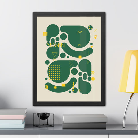Kinta 5 - Modern Abstract Framed Poster for Stylish Home Decor